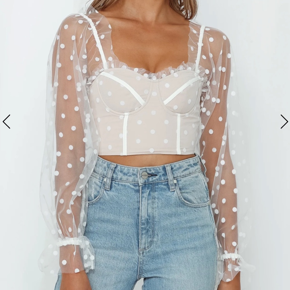 Corset Polka Dot top